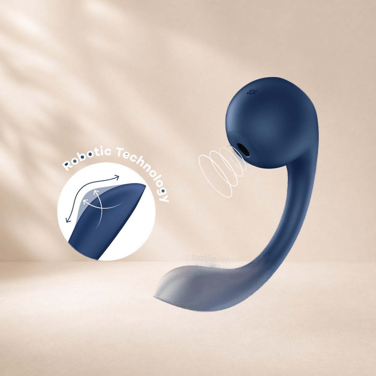 Satisfyer Pro+ Wave 4 - Dark Blue — Air pulse clitoral stimulation + G-spot spiral wave motion