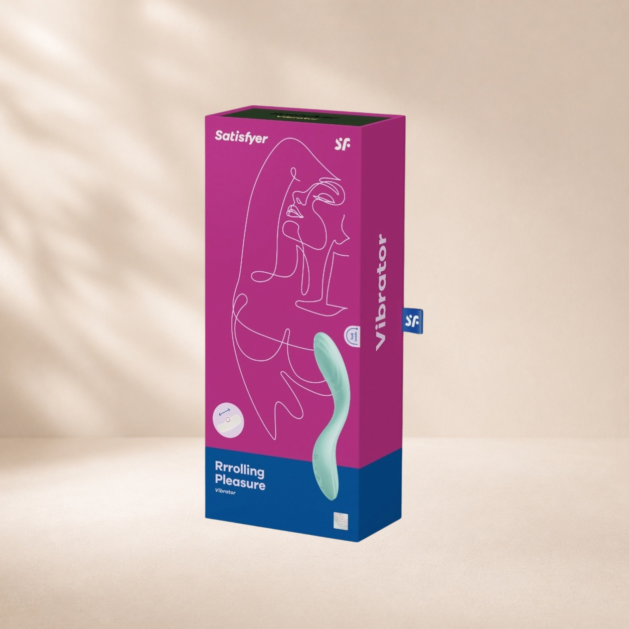 Satisfyer Rrrolling Pleasure - Mint, g-spot vibrator (photo 3)