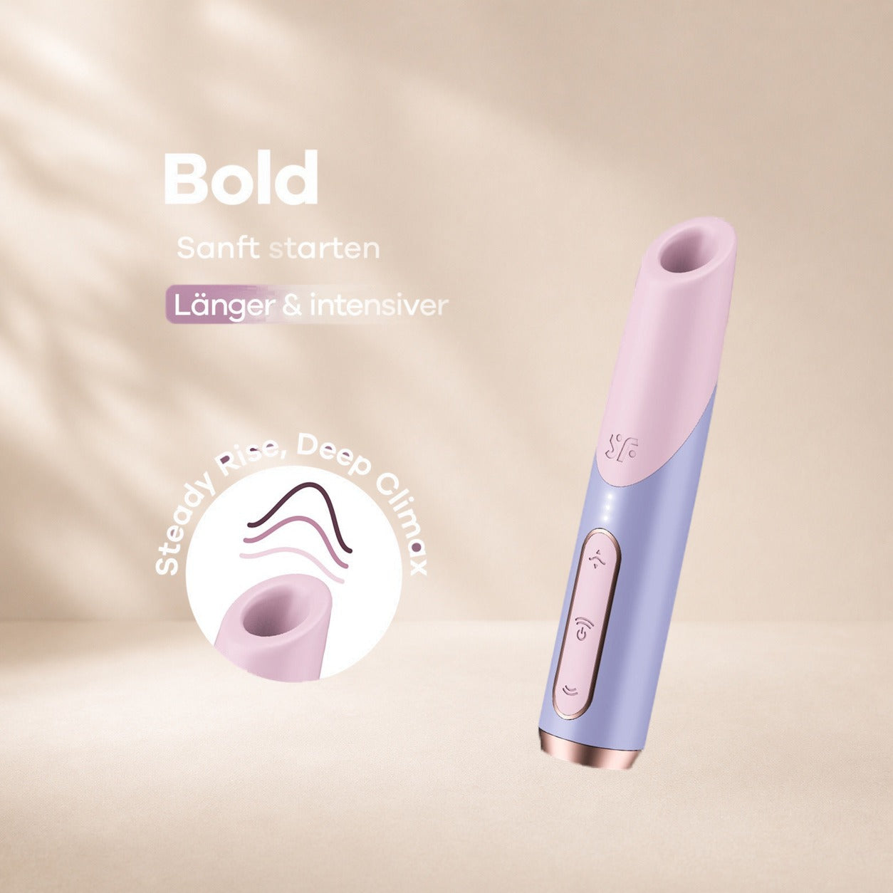 Satisfyer Bold Kiss - Violet, clitoral stimulator (photo 3)