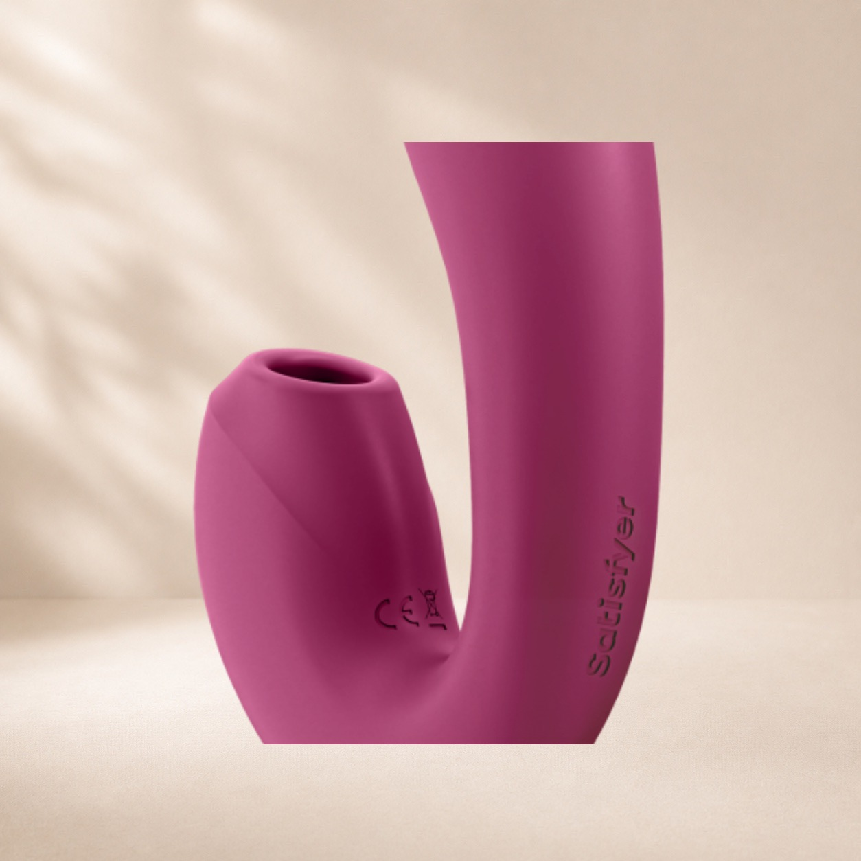 Satisfyer Sunray - Connect App - Berry, rabbit vibrator (photo 3)