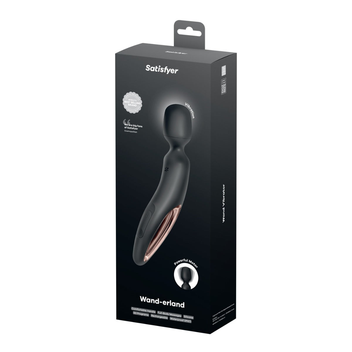 Satisfyer Wand-erland - White/Gold - Black/Rose Gold