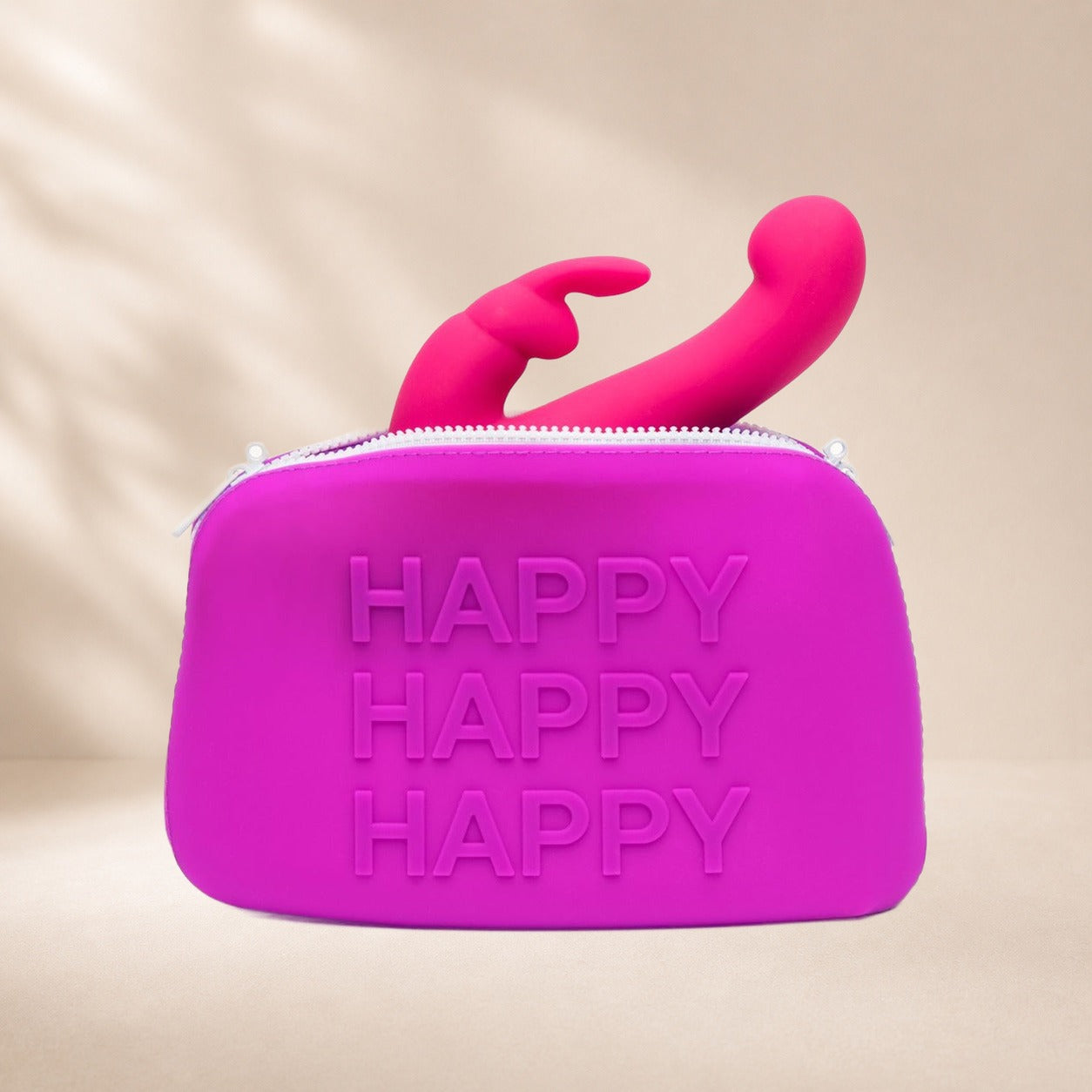 Happy Rabbit HAPPY Storage Zip Bag - Large - Purple