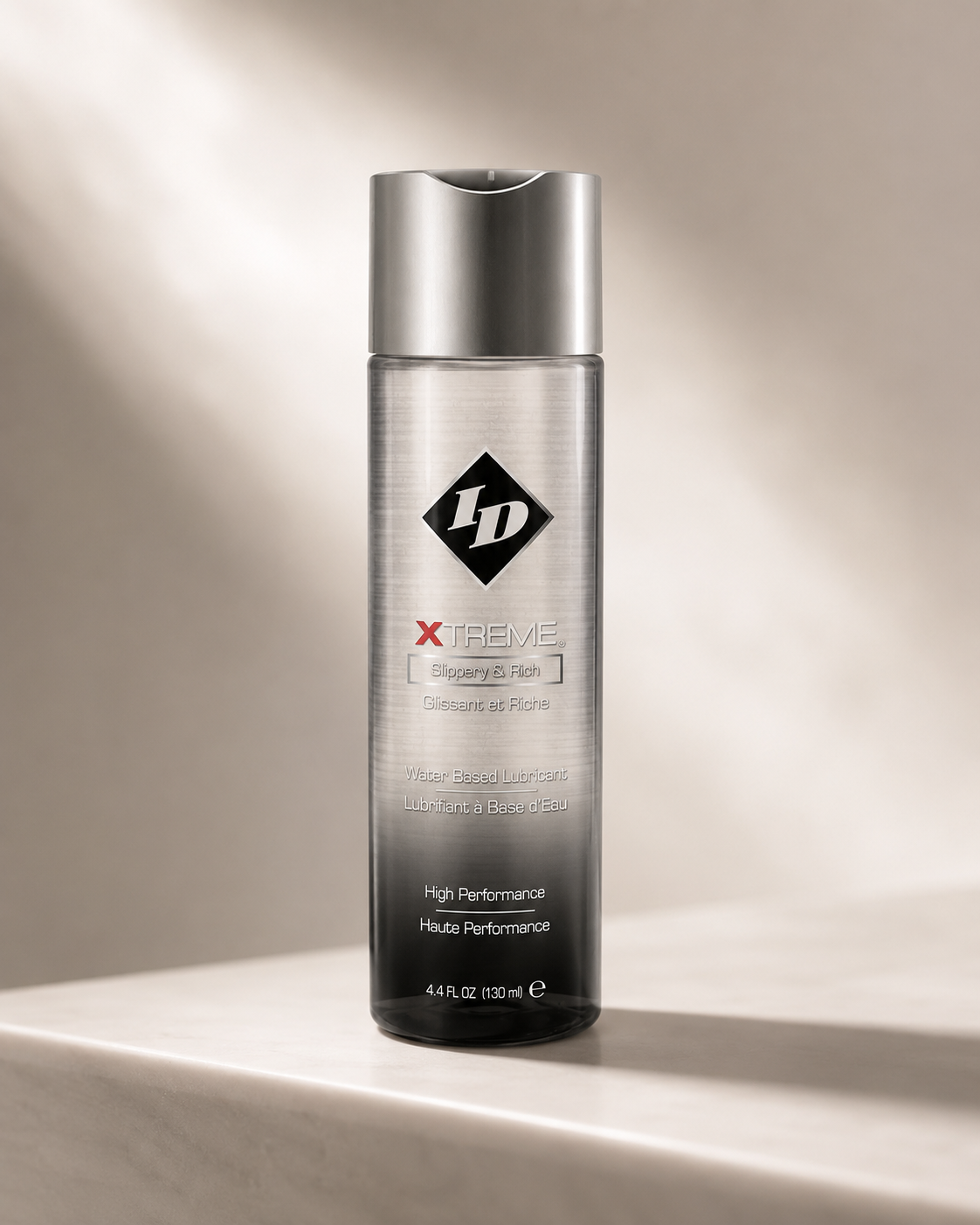 ID Xtreme water-based lubricant bottle, 130ml