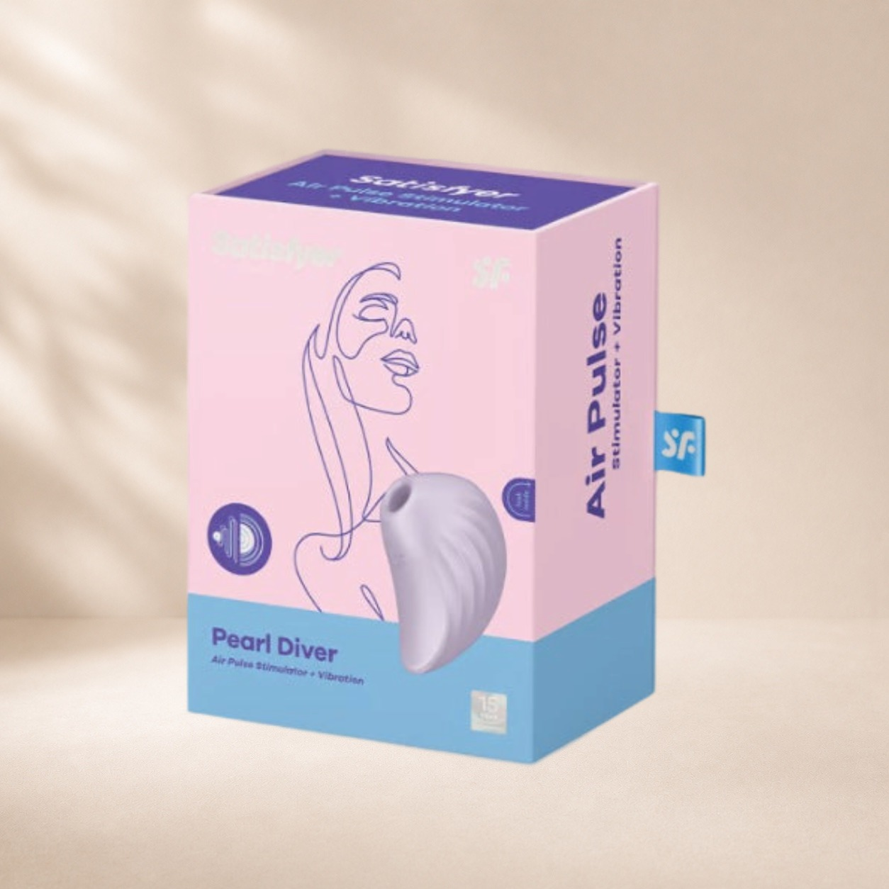 Satisfyer Pearl Diver - Violet, clitoral stimulator (photo 3)
