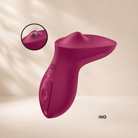 Satisfyer Exciterrr — Rolling ball beneath the silicone surface