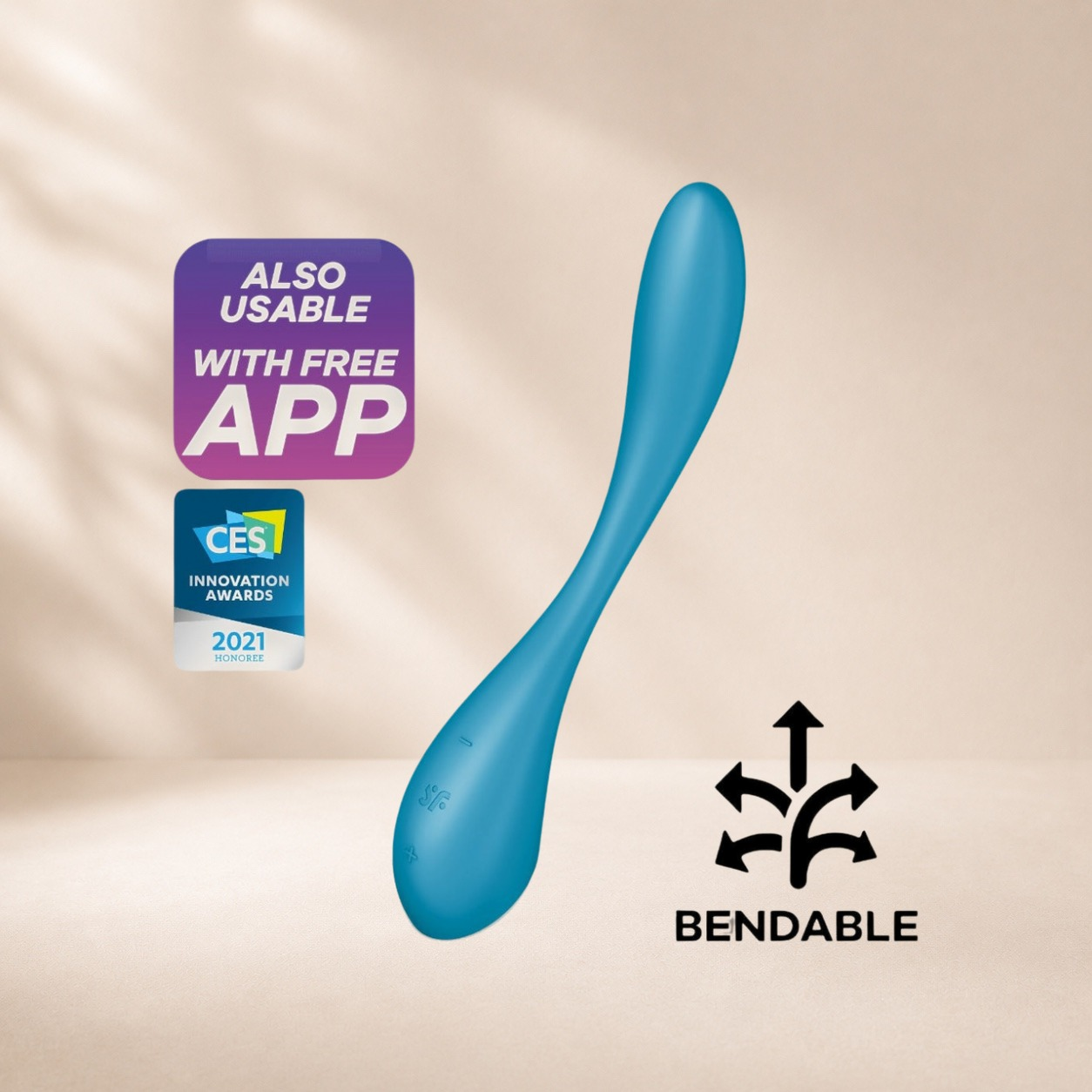 Satisfyer G-Spot Flex 5+ — Fully flexible neck, adjusts to your body, two motors