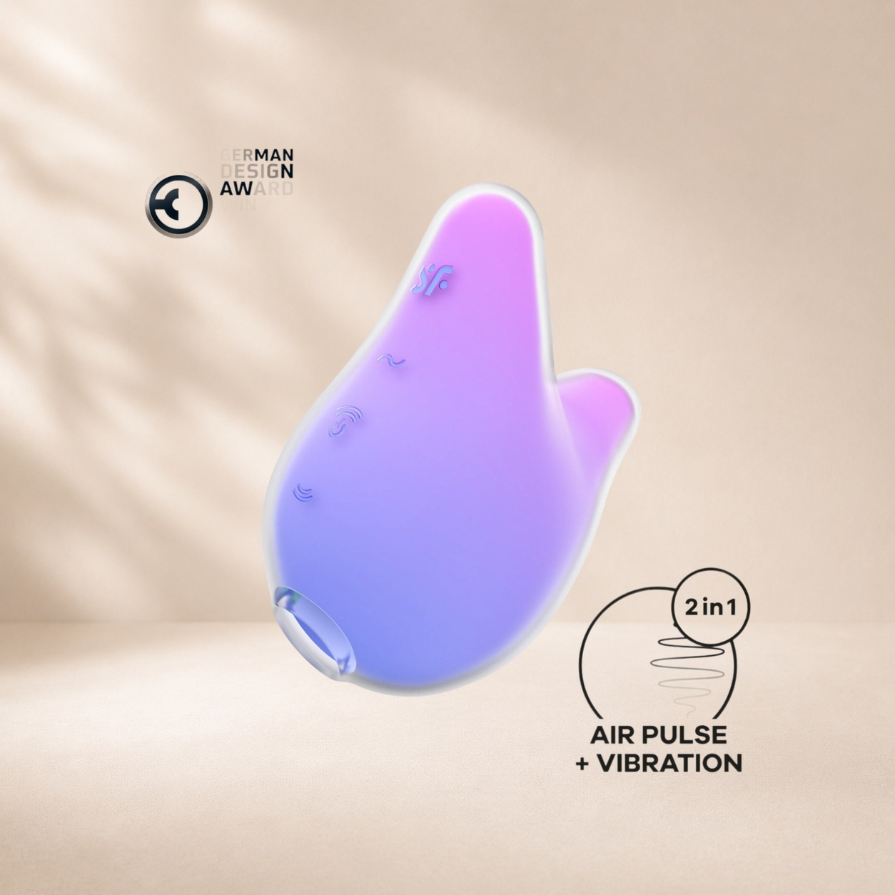 Satisfyer Mermaid Vibes — Split fin design, air pulse + vibration via separate sections