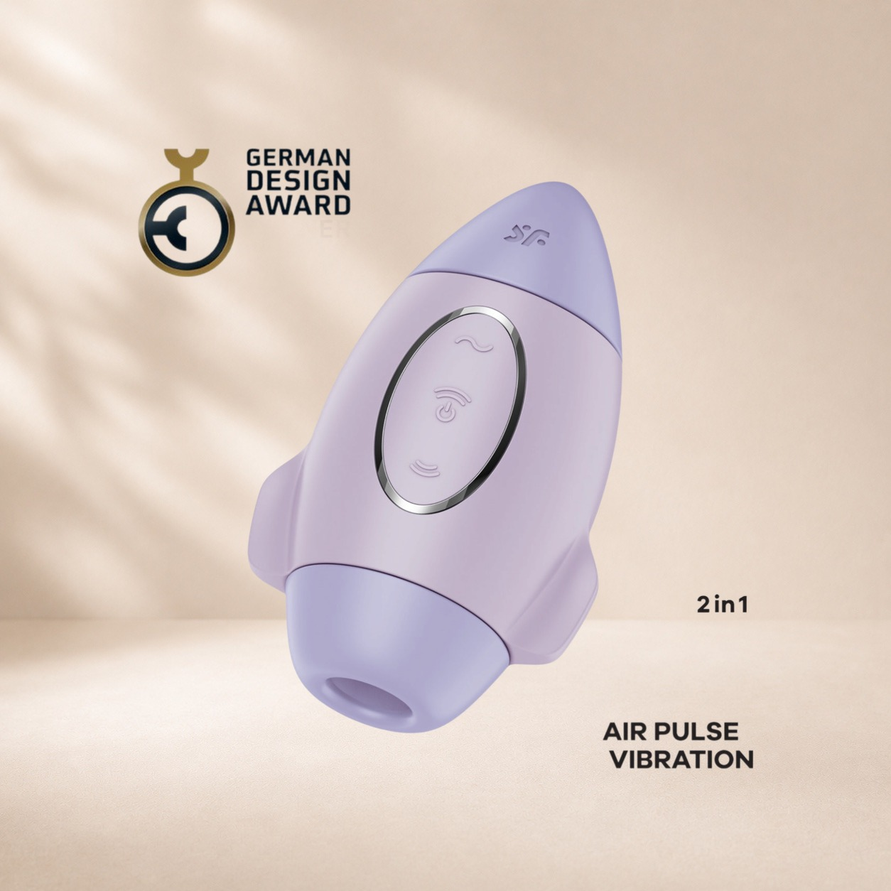 Satisfyer Mission Control — Rocket-shaped, air pulse + vibration