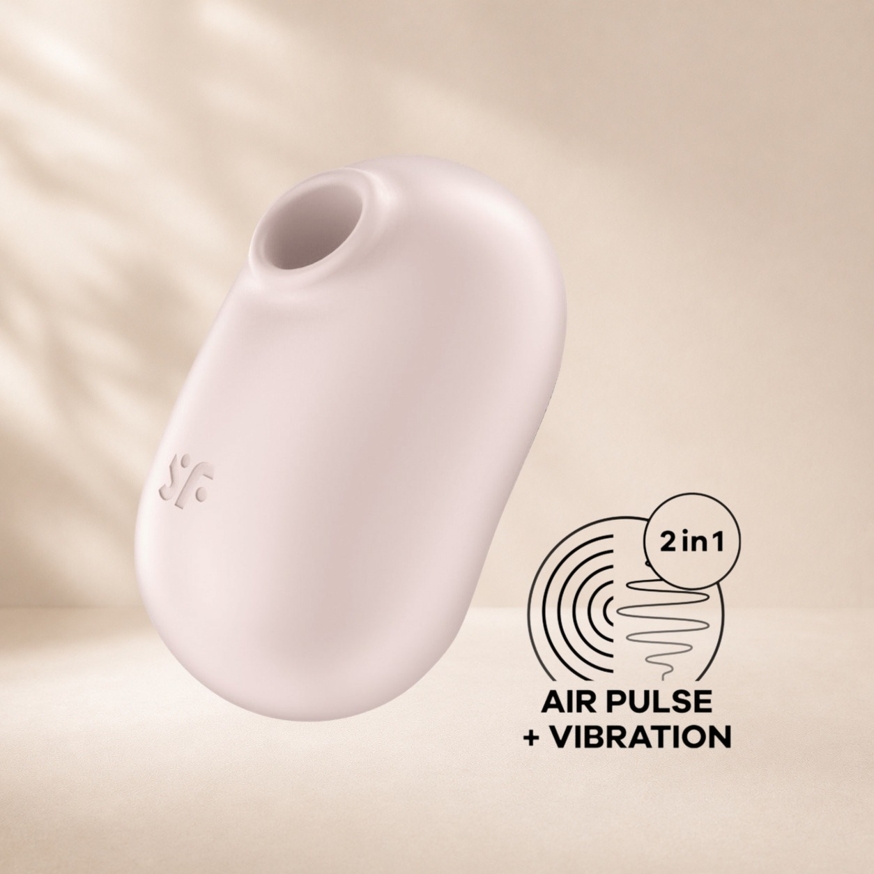 Satisfyer Pro To Go 2 — Air pulse + vibration, rounded travel-friendly shape