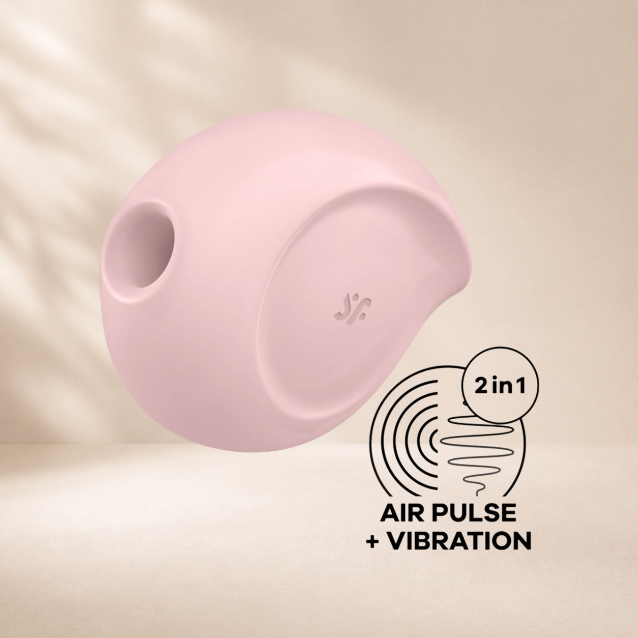 Satisfyer Sugar Rush — Air pulse + vibration, drop-shaped beginner-friendly design
