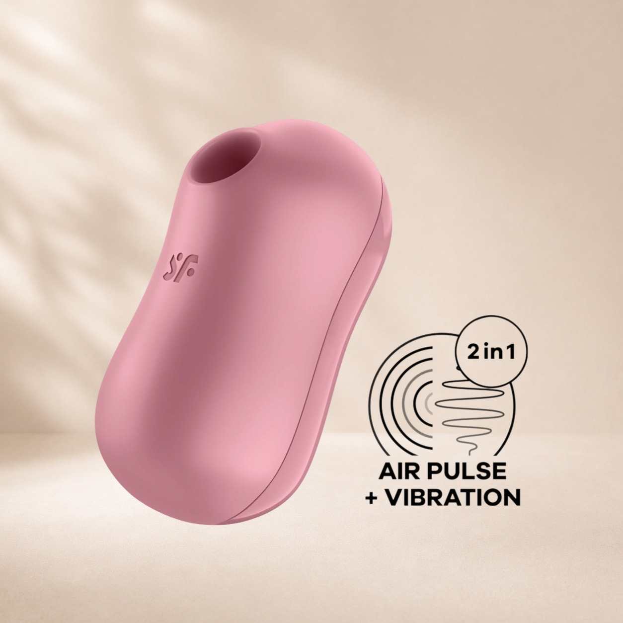 Satisfyer Cotton Candy - Lilac — Air pulse + vibration, two independently controlled motors