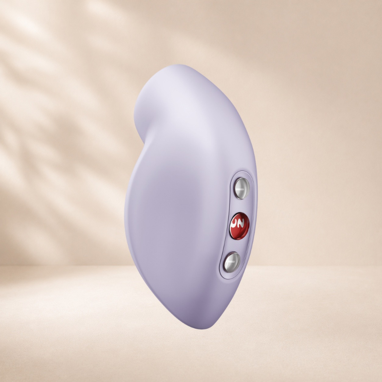 Fun Factory Gaia - Purple — Wave-patterned textured silicone, touch-free air pulse