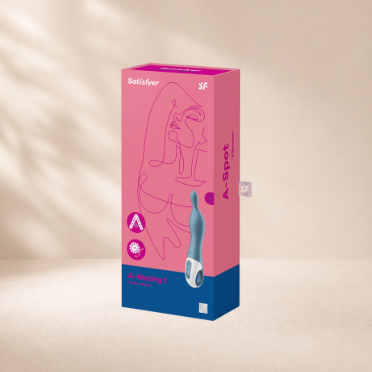 Satisfyer A-Mazing 1 - Blue, a-spot vibrator (photo 3)
