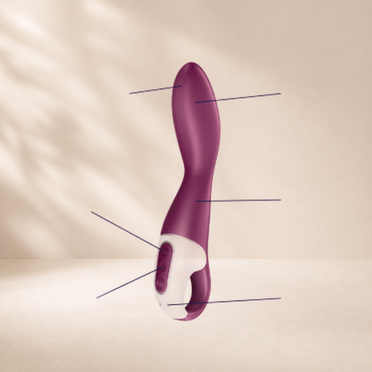 Satisfyer Heated Thrill - Connect App, g-spot vibrator (photo 3)
