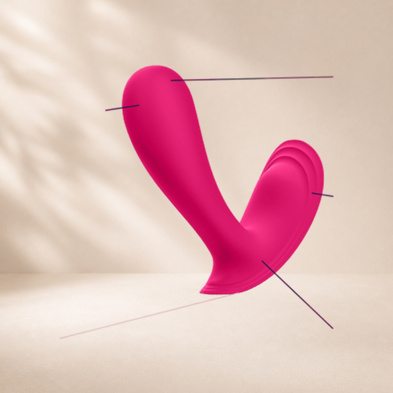Satisfyer Top Secret - Pink, wearable vibrator (photo 3)