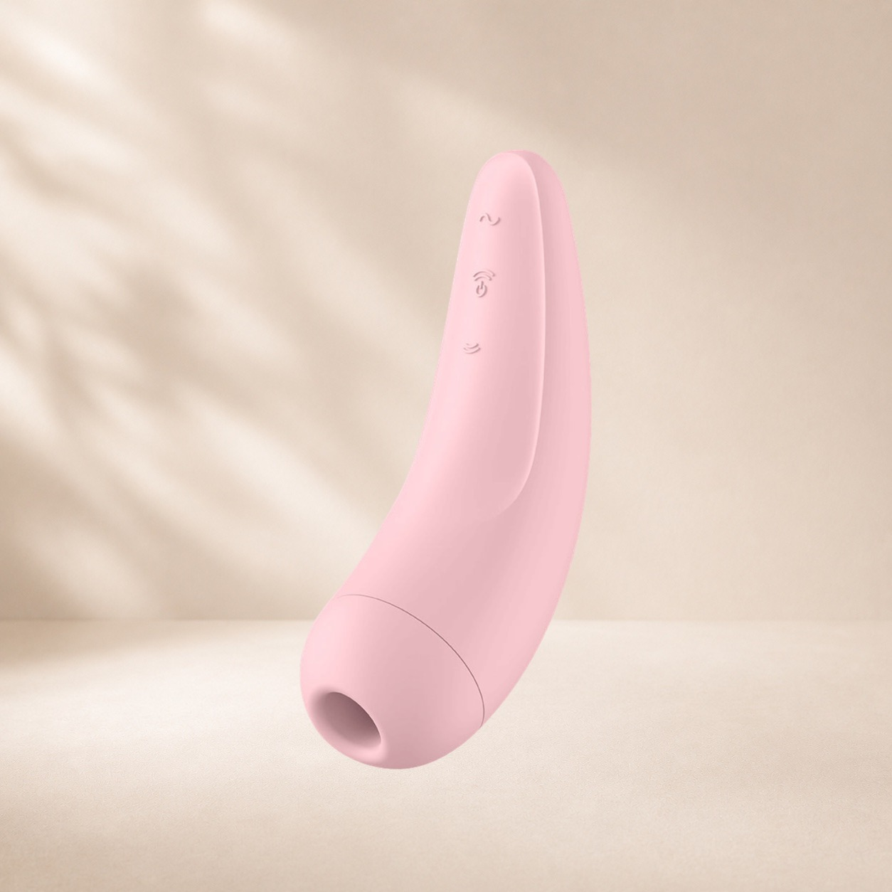 Satisfyer App Enabled Curvy 2+ — Non-contact pressure-wave technology, soft silicone head