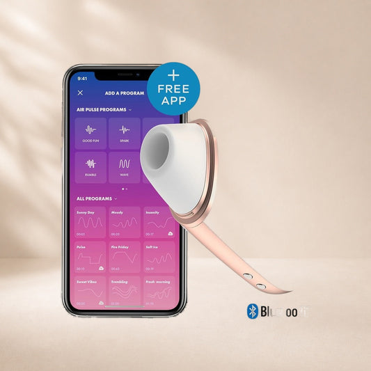 Satisfyer App Enabled Love Triangle - White