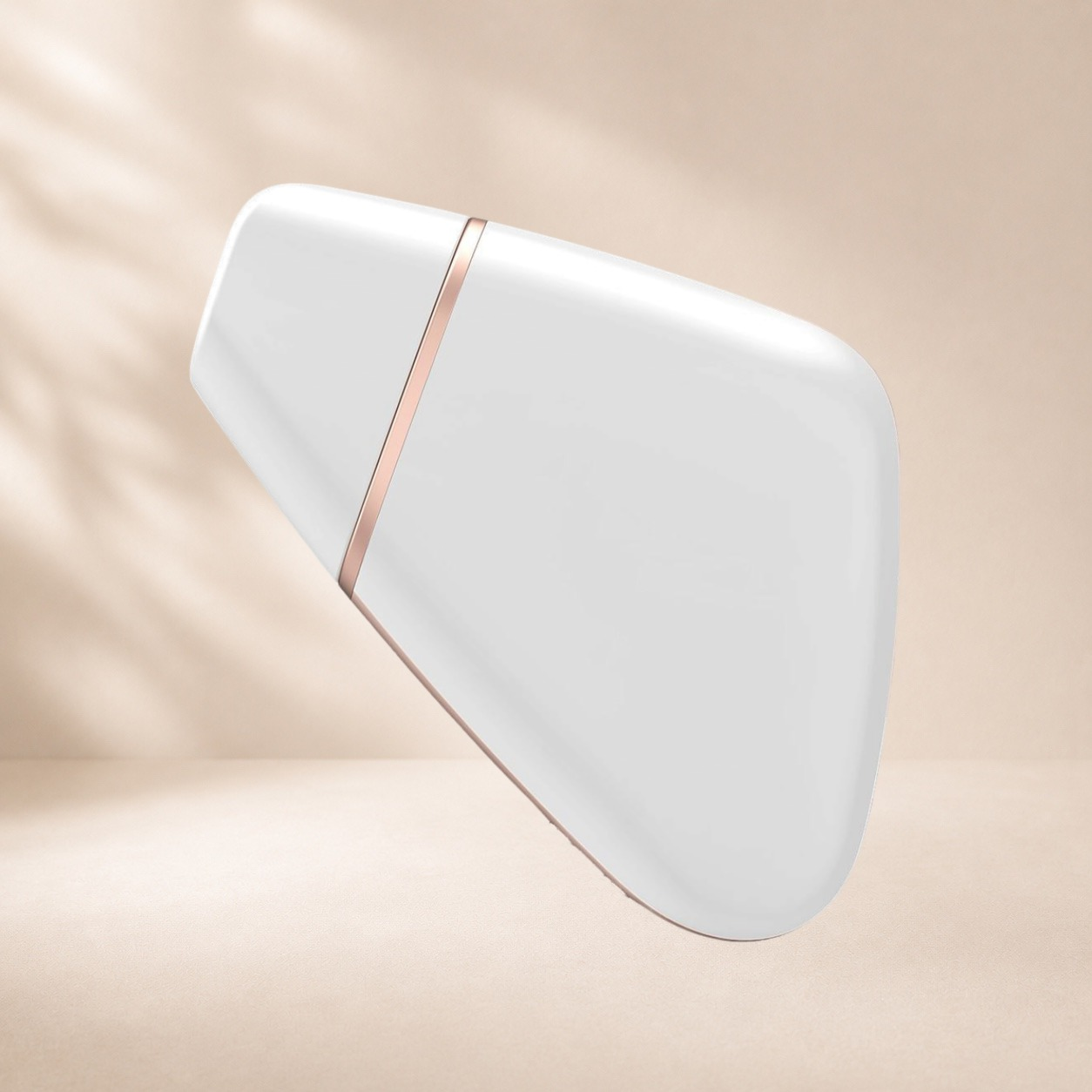 Satisfyer App Enabled Love Triangle - White — Air-pulse + vibration combined