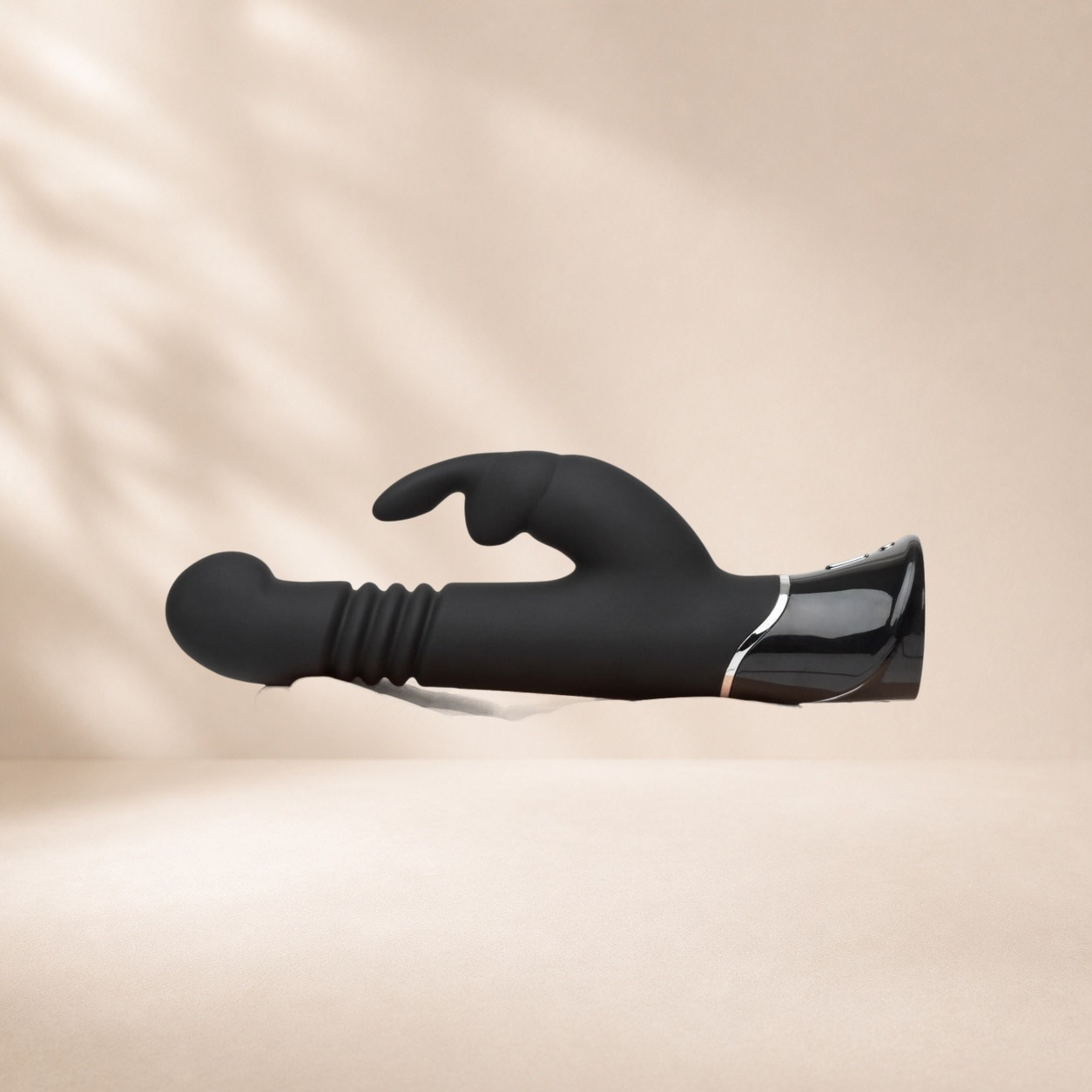 Fifty Shades of Grey Greedy Girl Rechargeable Thrusting G-Spot Rabbit Vibrator — Genuine thrusting motion + independent clitoral ear stimulation