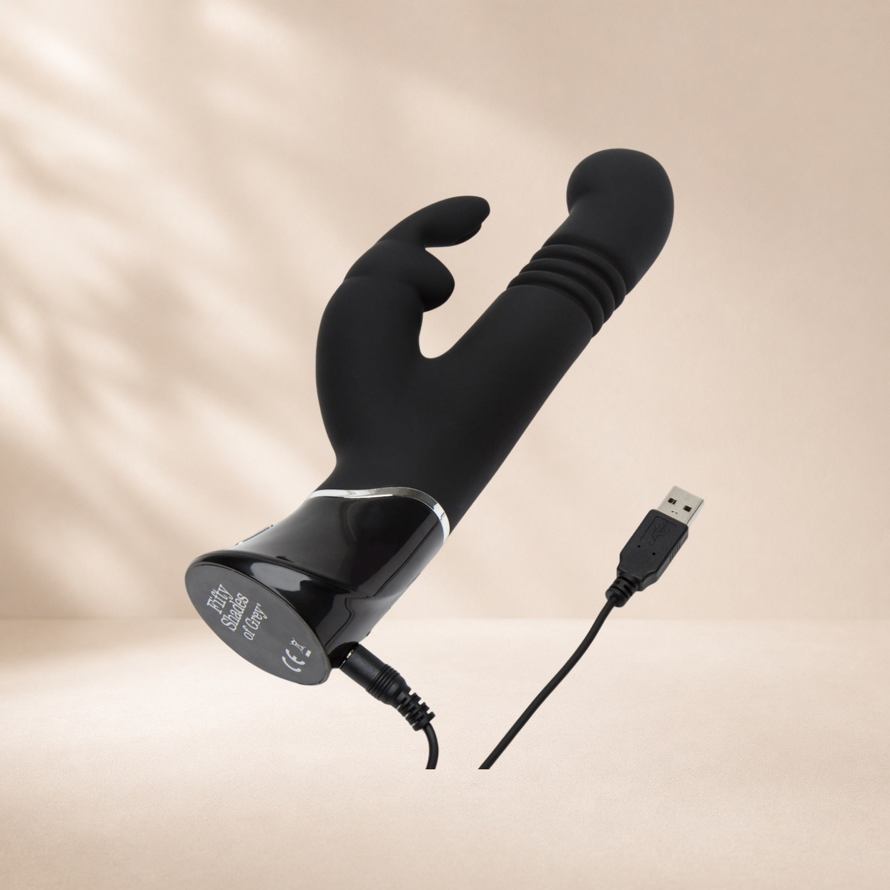Fifty Shades of Grey Greedy Girl Rechargeable Thrusting G-Spot Rabbit Vibrator, rabbit vibrator (photo 3)