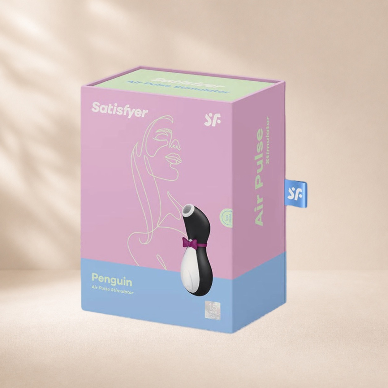 Satisfyer Pro Penguin NG — Pressure wave (air pulse) technology, curved precision tip