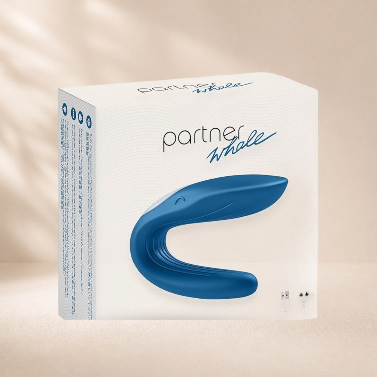 Satisfyer Partner Whale — Sits between partners, adds shared vibration for both