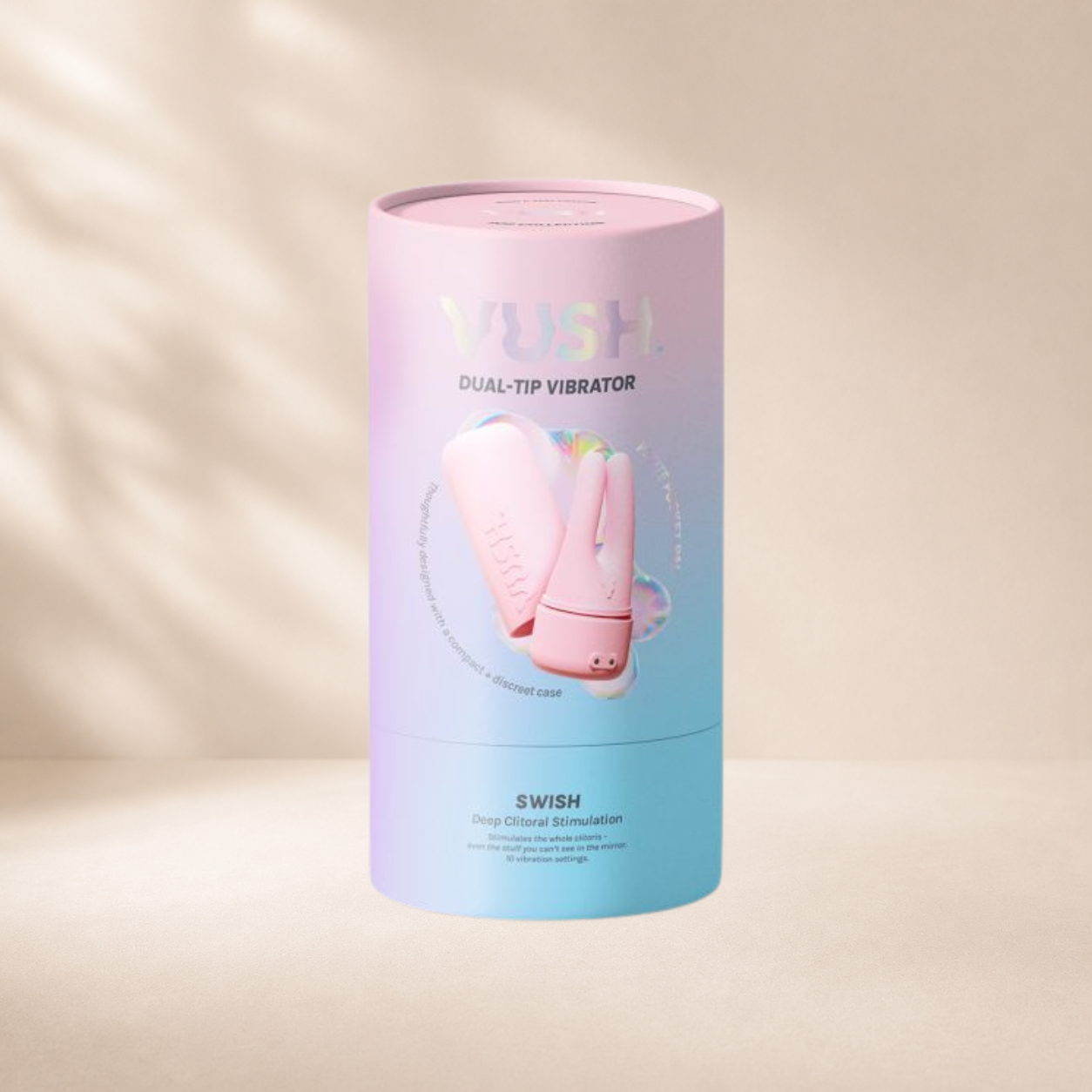 Vush Pop Swish Clitoral Vibrator - Pink