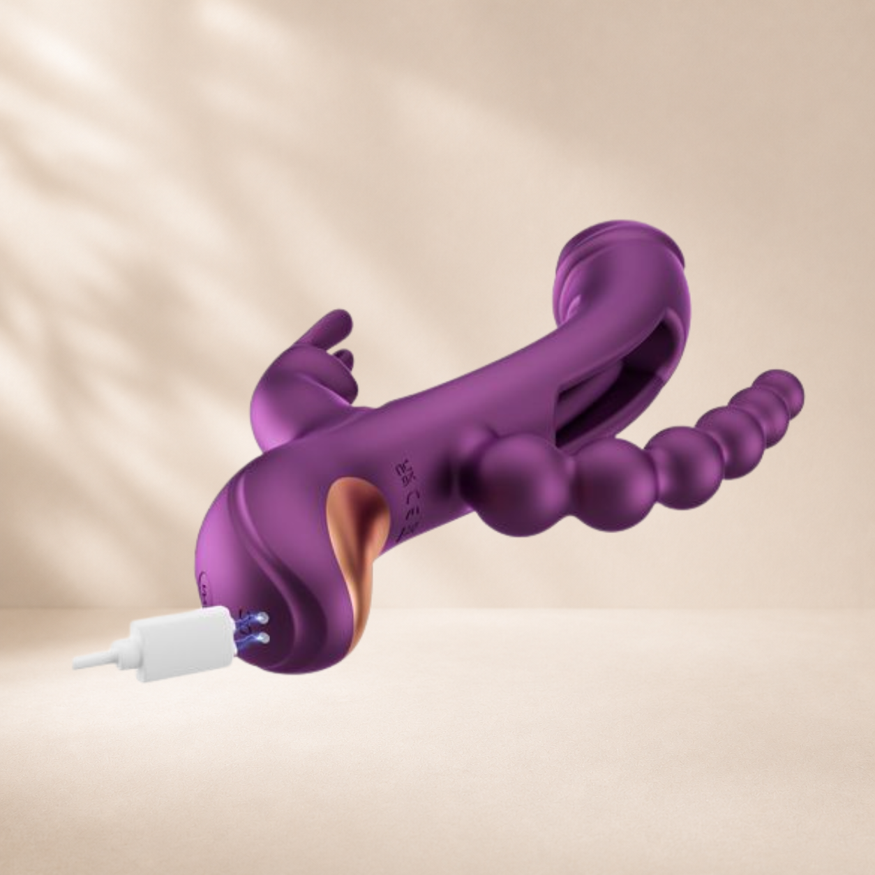 Honey Play Box Trilux - Kinky Finger Rabbit Vibrator with Anal Beads
