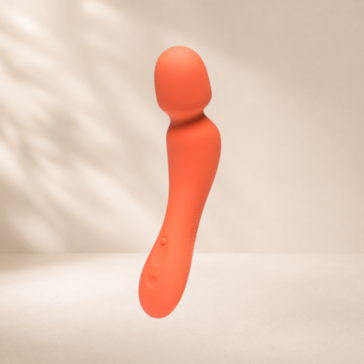 DAME Min Mini Wand Vibrator - Papaya