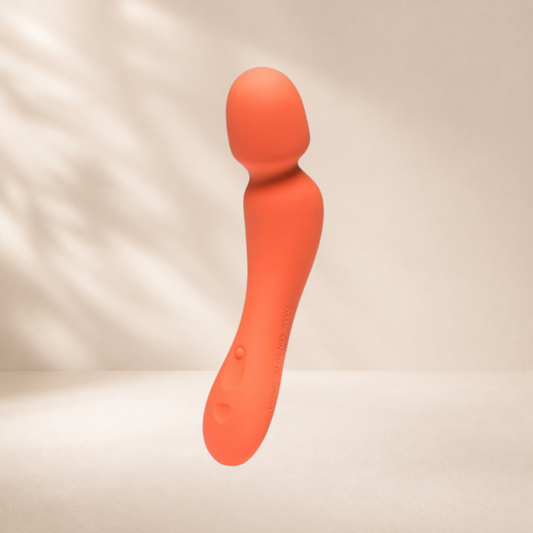 DAME Min Mini Wand Vibrator - Papaya