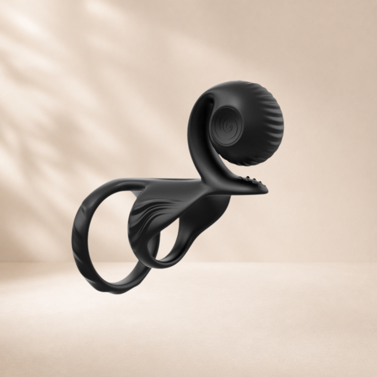 SVibe Snail JOVI Couples Ring - Black