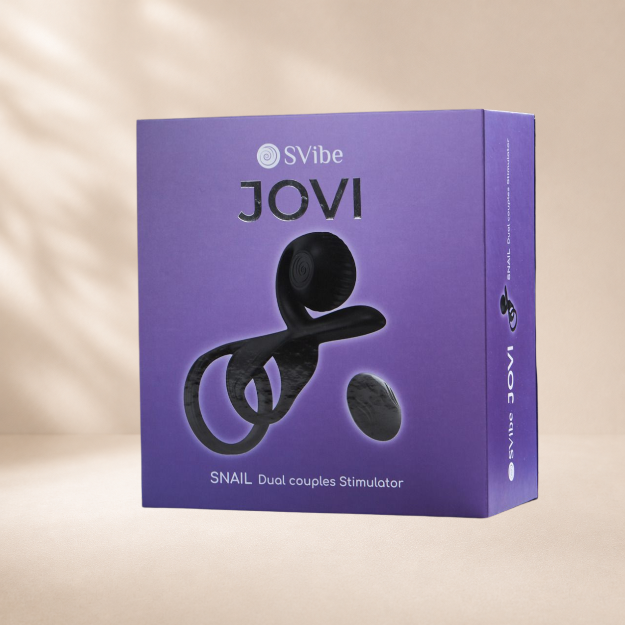 SVibe Snail JOVI Couples Ring - Black