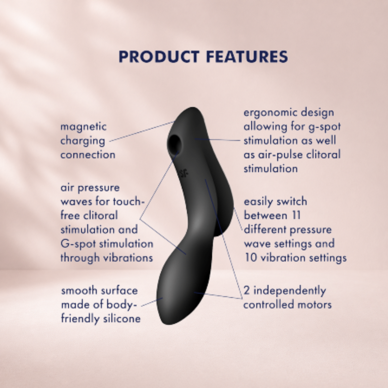 Satisfyer Curvy Trinity 2 - Black