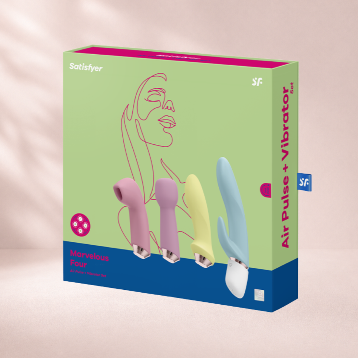 Satisfyer Marvelous Four Air Pulse + Vibrator Set