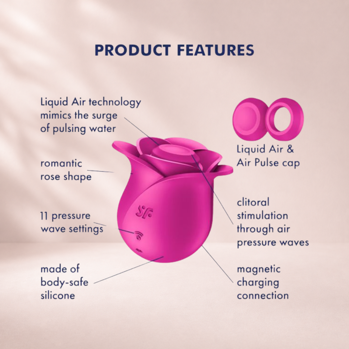 Satisfyer Pro 2 - Modern Blossom Rose — product photo 3