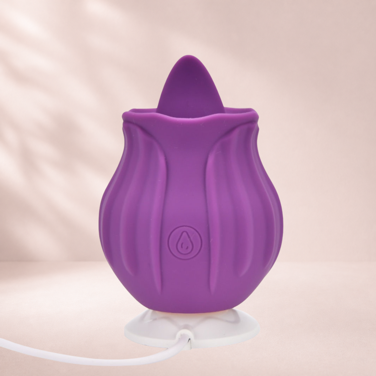 Loving Joy Rose Licking Clitoral Vibrator Purple