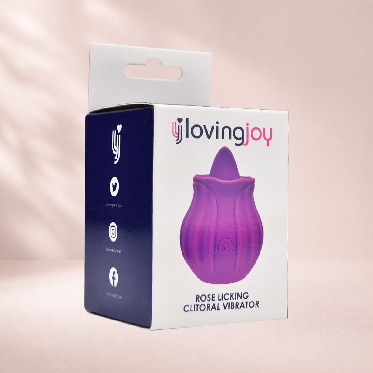 Loving Joy Rose Licking Clitoral Vibrator Purple