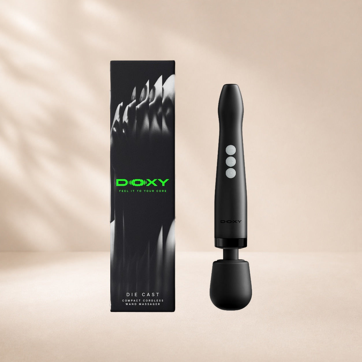 Doxy Die Cast Compact Cordless Wand - Matte Black