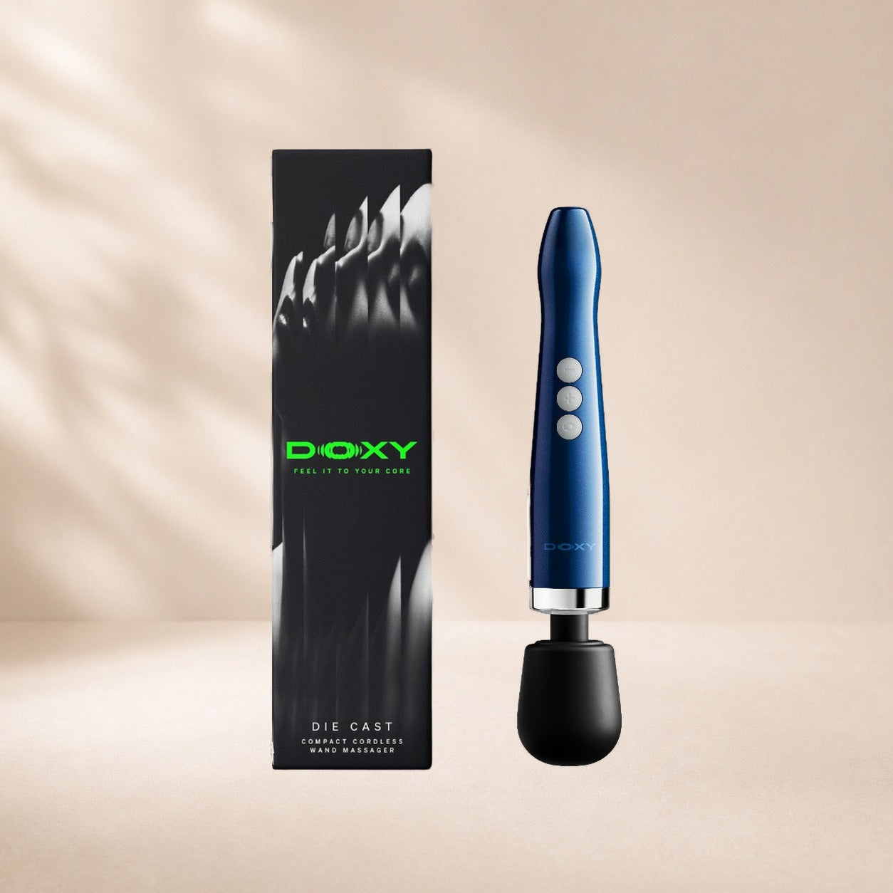 Doxy Die Cast Compact Cordless Wand - Blue