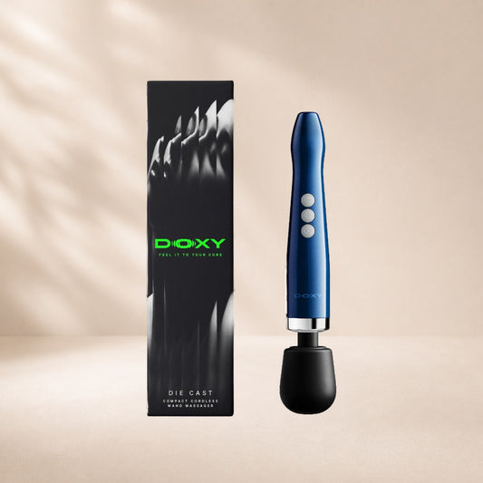 Doxy Die Cast Compact Cordless Wand - Blue