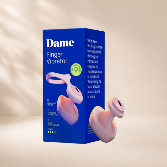 DAME Fin 2.0 Finger Vibrator - Quartz