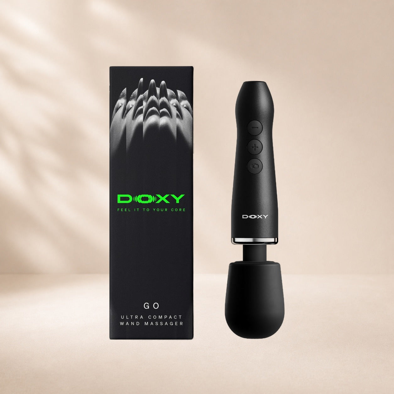 Doxy Go Wand Vibrator - Black