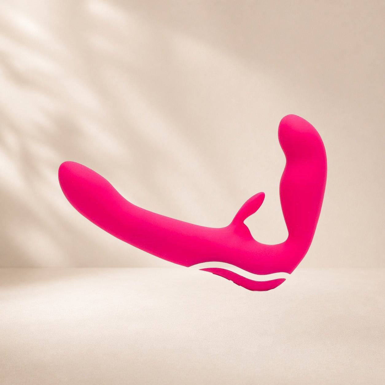 Happy Rabbit Strapless Strap-On Rabbit Vibe - Pink