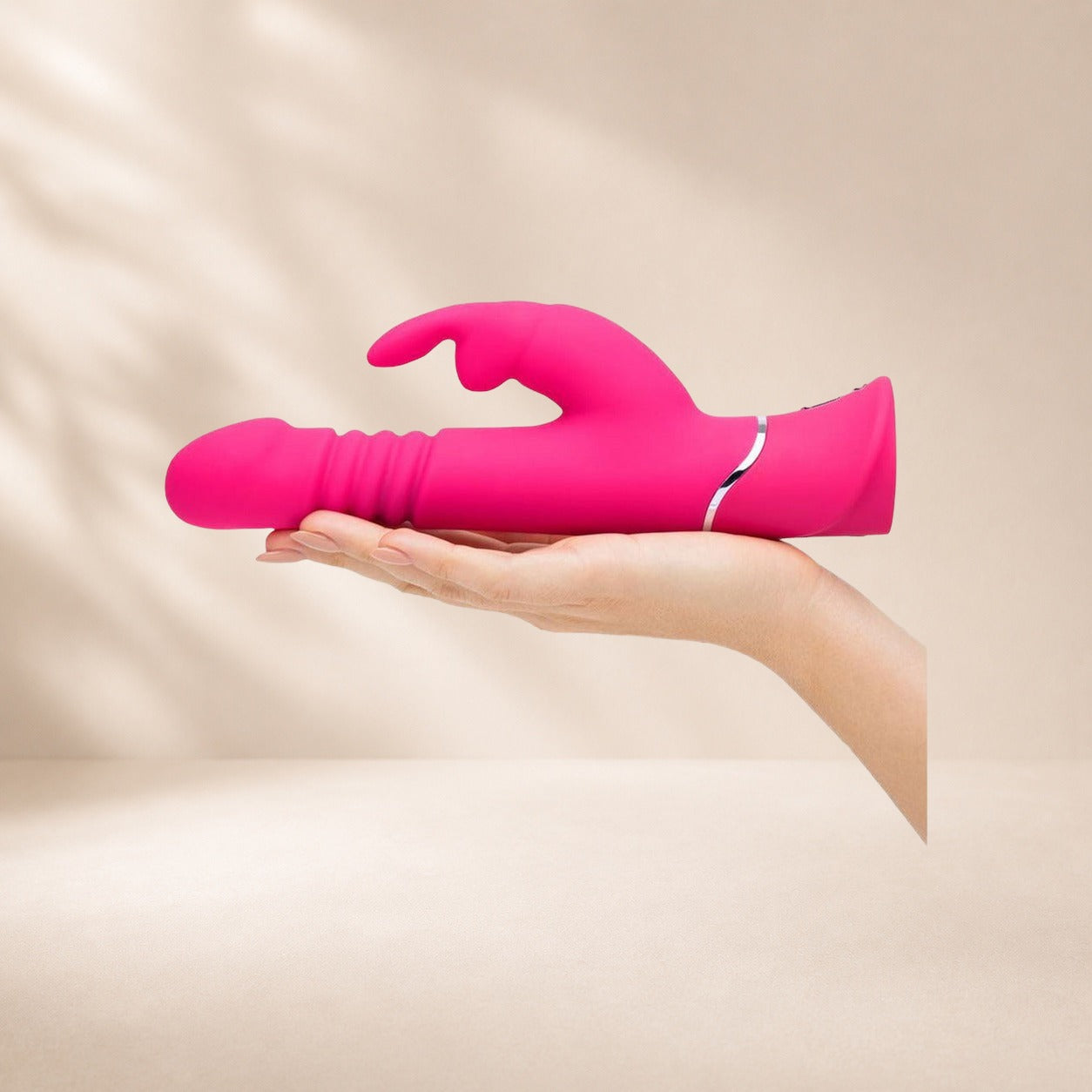 Happy Rabbit Thrusting Realistic - Pink