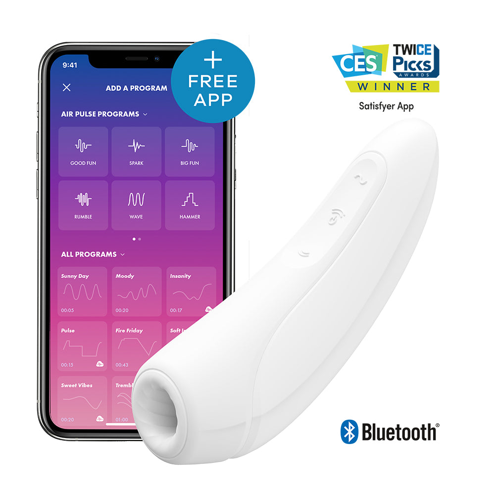 Satisfyer App Enabled Curvy 1+ - White
