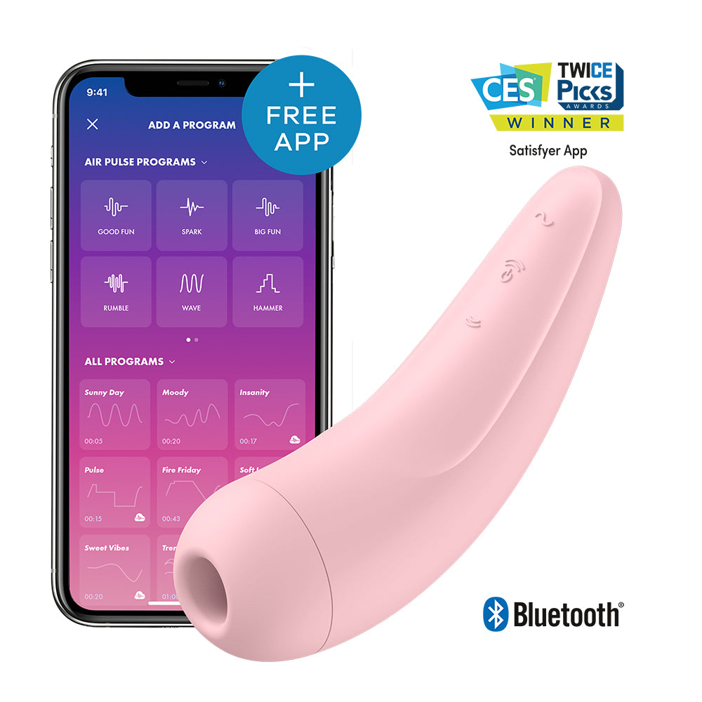 Satisfyer App Enabled Curvy 2+ - Pink