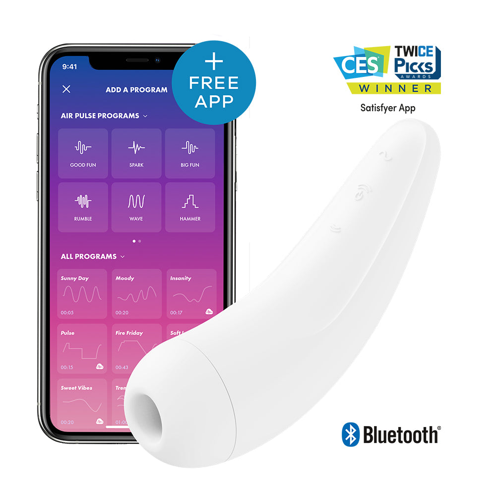 Satisfyer App Enabled Curvy 2+ - White